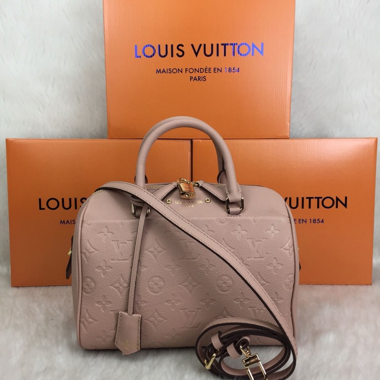 LOUİS VUİTTON 25 LİK EMPREİNTE SPEEDY PUDRA PEMBE